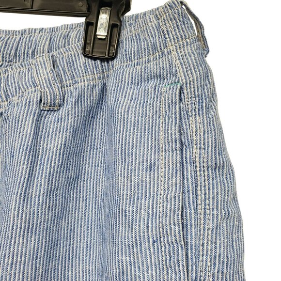 Tommy Bahama Relax Light Blue Stripe Linen Pants Mens L Large Vacation Resort - Picture 6 of 13